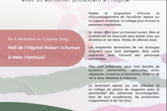 Nouvelle exposition – « Traces de Dialogues & Rencontres » au Hall de l’Hôpital Robert Schuman